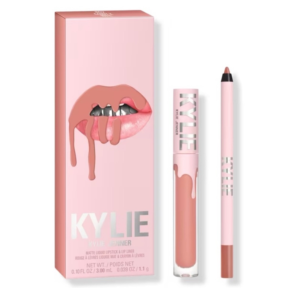 NIB KYLIE by Kylie Jenner - Matte Liquid Lipstick and Liner 802 Candy K
